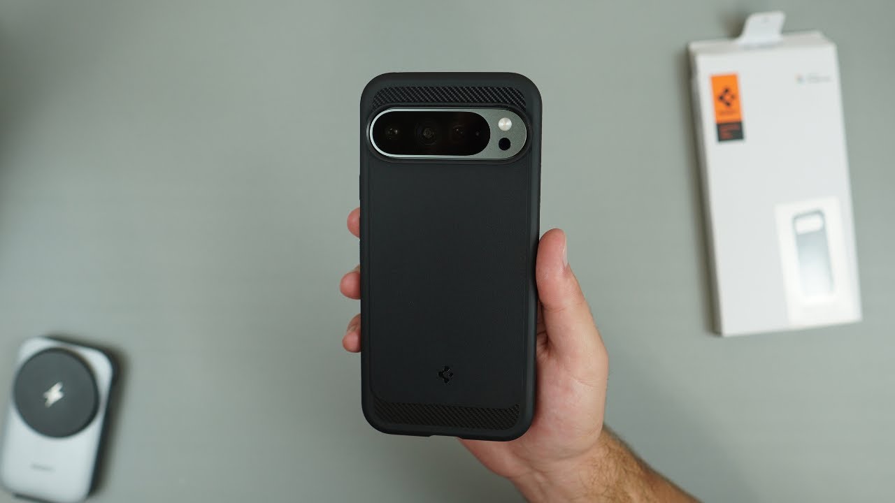 Google Pixel 9 Pro XL Spigen Rugged Armor Case Review!