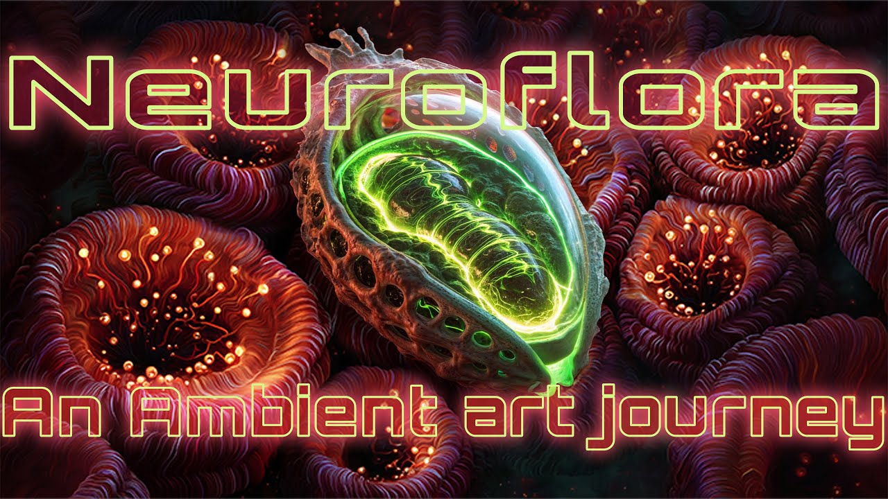 Neuroflora Awakening the Synaptic Garden. Psychedelic 4K Ambient Art