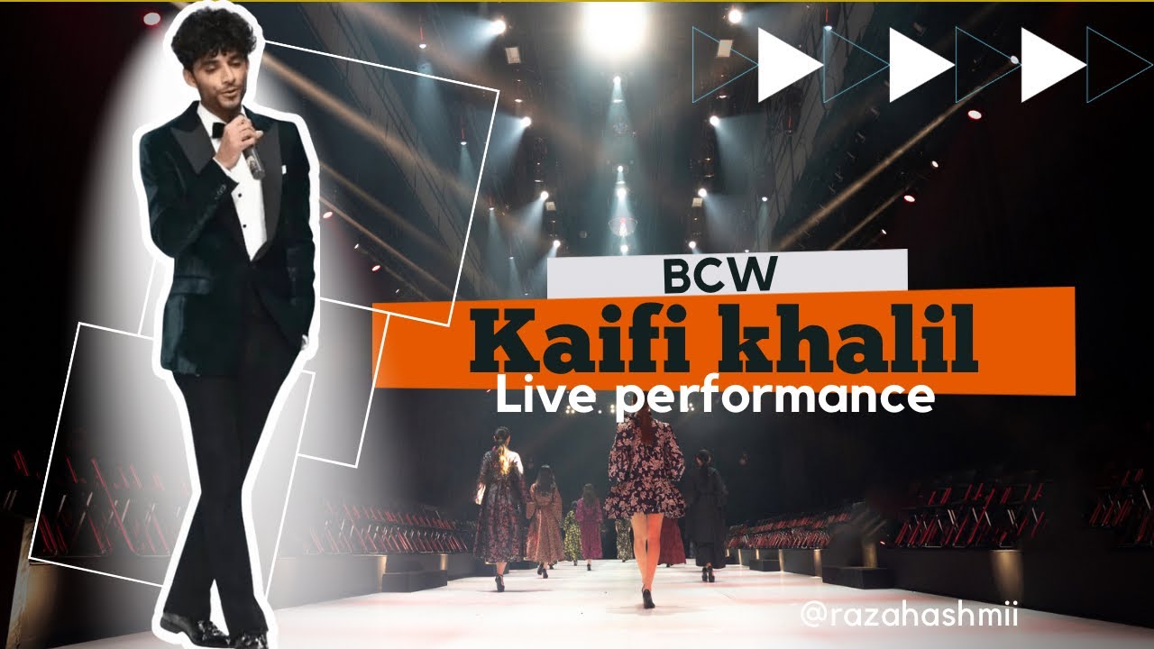 Kaifi Khalil | Live performance at hum bridal couture week | kahani