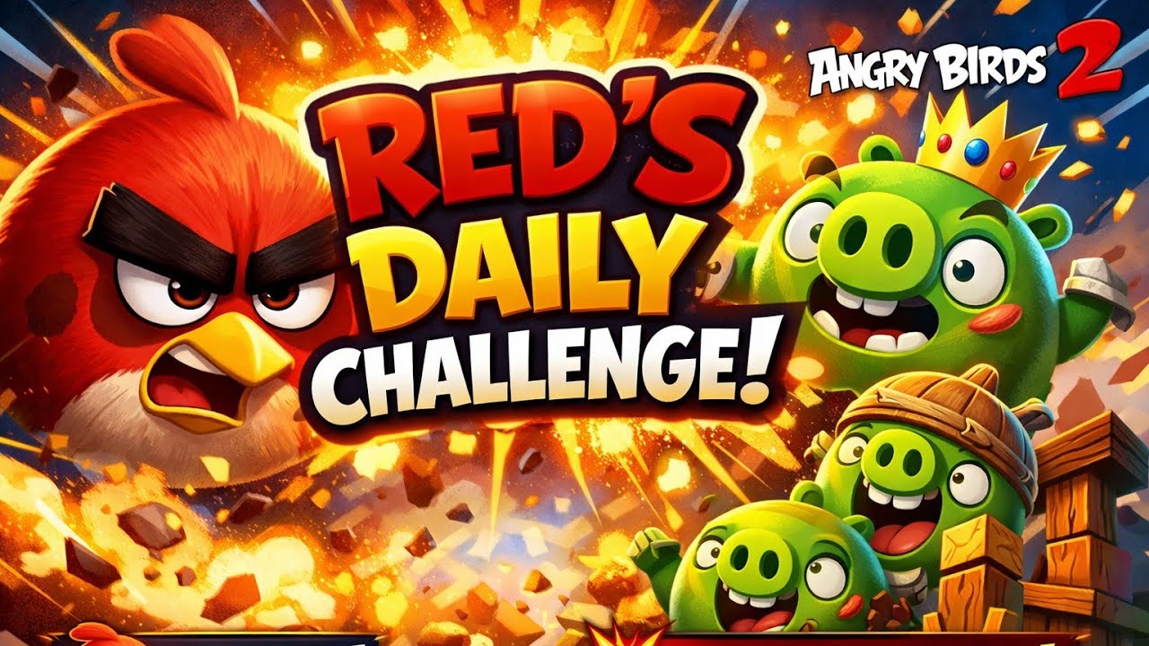 Angry Birds 2 Daily Challenge | Red Bird Gameplay 😡🔥