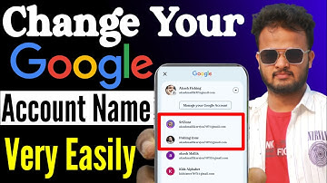 How To Change Gmail id or Google Account Name Easy & Fast 2024 | Change Gmail Account Name