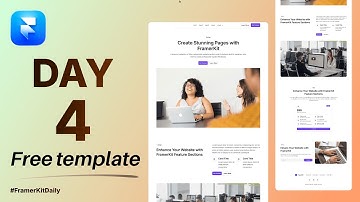FramerKitDaily — Day 4 | Build a Service or Agency Landing Page in Framer