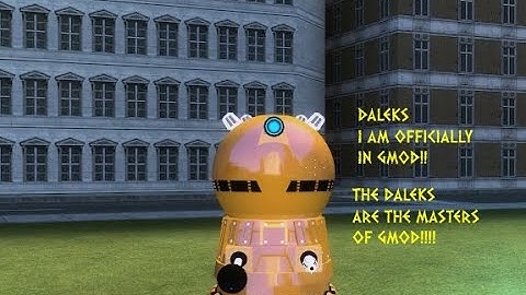 DALEK GMOD REVIEW DALEK SNPCS MOD
