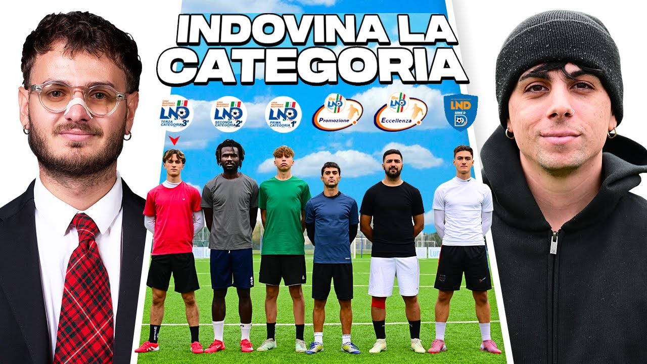 ⚽🔎 INDOVINA LA CATEGORIA del CALCIATORE in INCOGNITO! | con MANUUXO