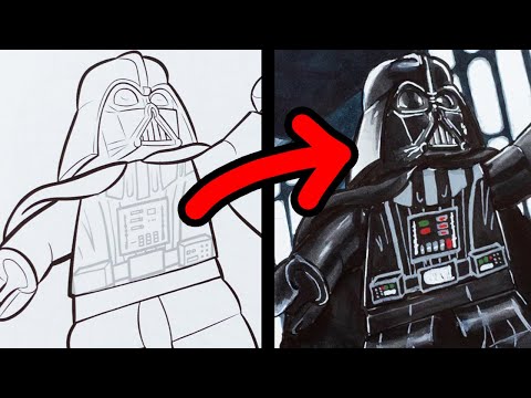 Artist vs "Childrens" LEGO Star Wars Coloring Book