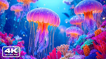The Best 4K Aquarium – Beautiful jellyfish, Ocean Fish & Coral Reefs for Deep Relaxation