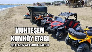 Gezmeli yüzmeli Kumköy etabı. Akdeniz Off Road ATV Safari macerası kaldığı yerden devam ediyor.