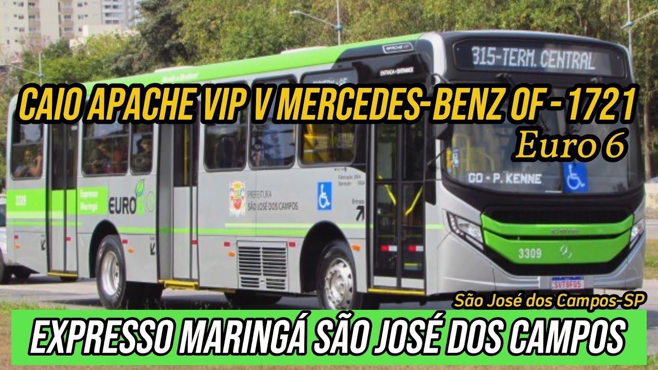 ✅️ São José dos Campos-SP - 315 - Terminal Central X Parque Interlagos Via Avenida Andrômeda