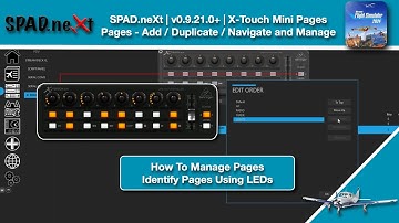 MSFS 2024 | SPAD.neXt v0.9.21 + |  X-Touch Mini Page Management