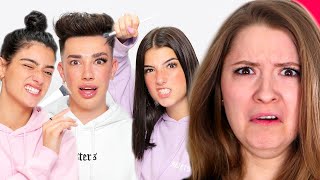 Watch CHARLIi \& DIXIE D'AMELIO Do JAMES CHARLES' Makeup With W\&S!!!