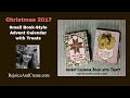 Christmas 2017 Advent Calendar Book with Treats