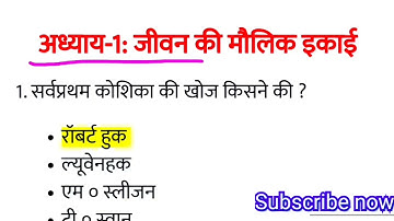 Class 9 Biology Chapter-1(Fundamental Unit of Life)vvi objective question/MCQ.