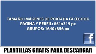 Plantillas PSD gratis para portadas de Facebook - Tripiyon Tutoriales