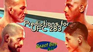 Predictions for UFC 283!