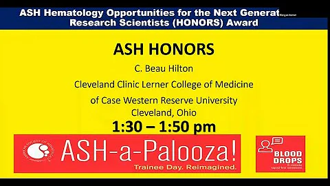 ASH HONORS: Blood Drop Series at ASH-a-Palooza 2019