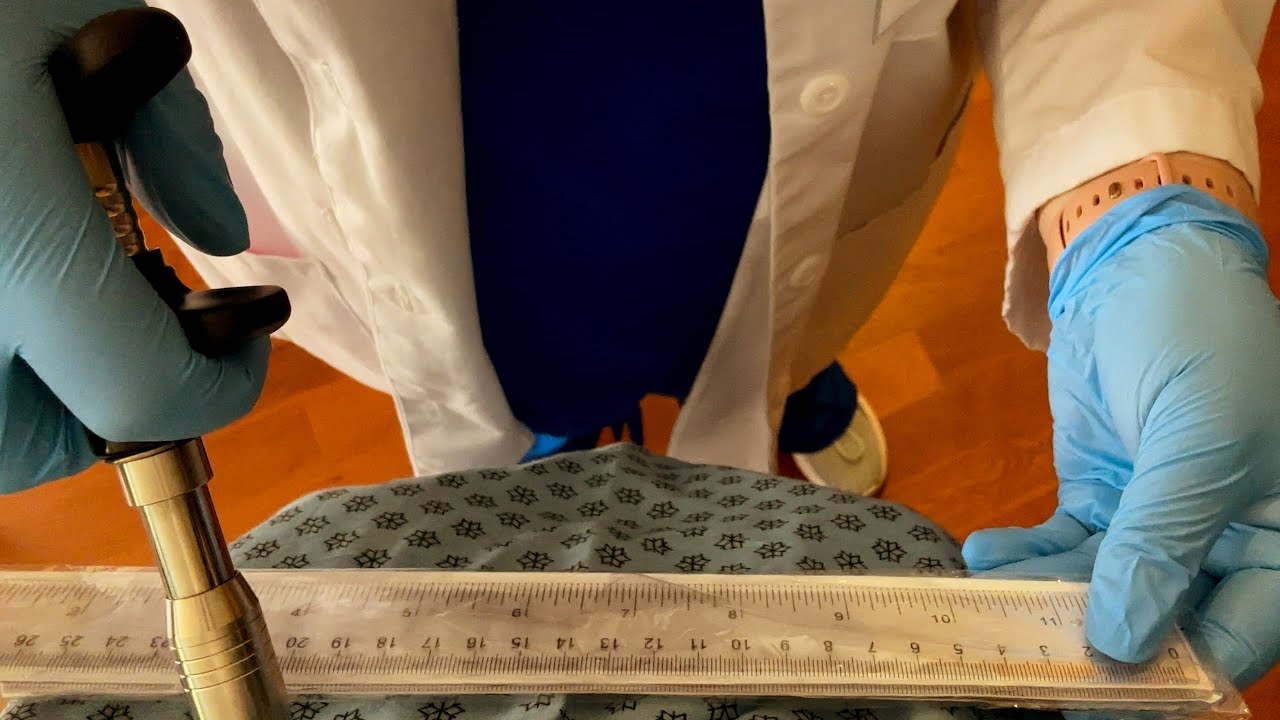 ASMR Measuring & Adjusting You | Head Turning, Bone Cracking, Orthopedic Exam