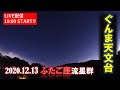 ふたご座流星群生中継(2020.12.13)|ぐんま天文台|群馬県