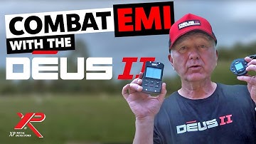 Say goodbye to Electromagnetic Interference (EMI) with the DEUS II metal detector