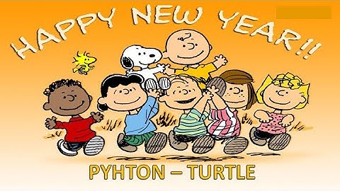 ❤️HAPPY NEW YEAR❤️😍...🐍 python turtle programming..#pythonprogramming #happynewyear