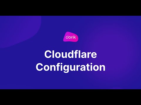 How to Configure Custom Domain from Cloudflare - YouTube