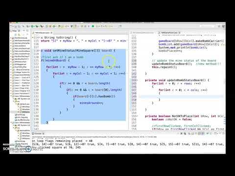 Java Minesweeper Getting