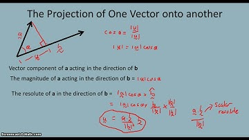 8  Vector Projections
