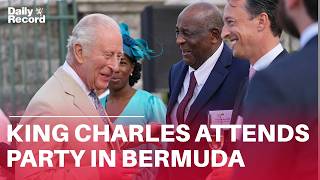 King Charles attends Bermuda garden party
