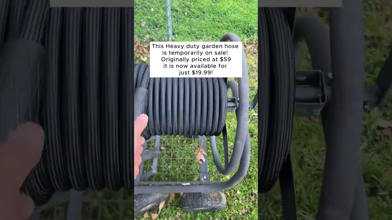 Durable Hose with Sprayer for Garden & Car Care 