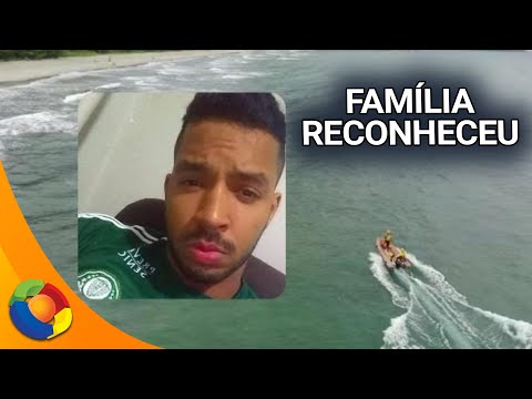 Família reconhece corpo do morador de Araraquara que estava desaparecido no mar em Ubatuba