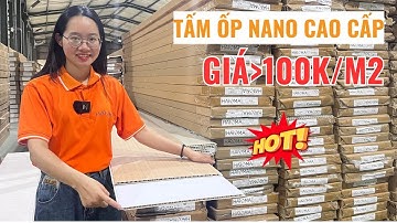 Báo giá tấm nhựa ốp tường nano cao cấp cốt kép chỉ hơn 100k | Tấm ốp tường nano cao cấp | Haroma