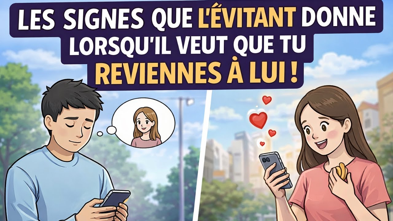 CE QUE FAIT L’ÉVITANT QUAND IL VEUT SECRÈTEMENT QUE TU REVIENNES À LUI !