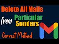 how to delete gmail messages all at once on laptop