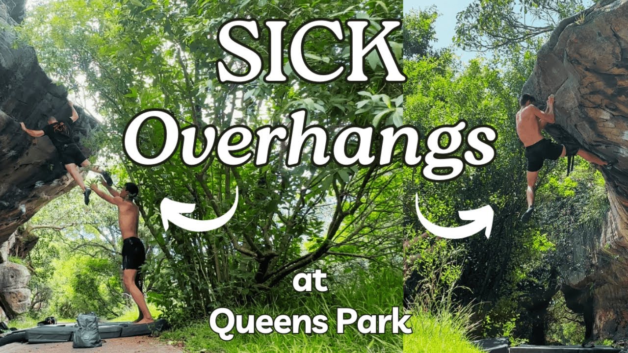 Bouldering in Queens Park, Sydney [Part 1] || The Piesker Child Overhang V4 & Paul’s Roof V9