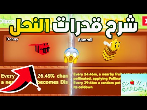شرح جميع قدرات النحل في ماب المزرعة    