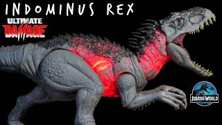 Mattel Jurassic World Ultimate Damage Indominus Rex Review!