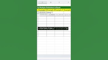Excel TEXTSPLIT Tutorial: Split Text by Comma, Colon & Semicolon #excel