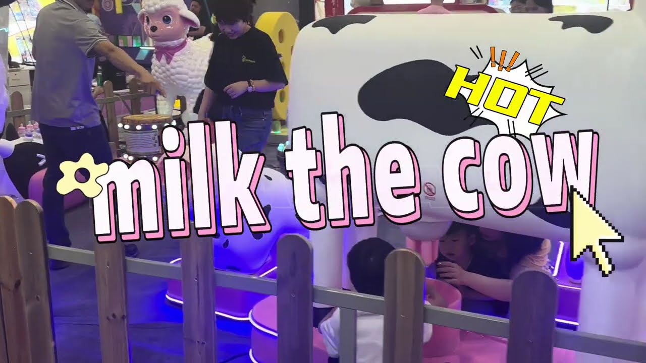 Fun Cow Milking Simulator for Kids | Dreamland Playground’s New Farm-Themed Attraction