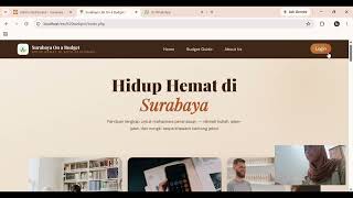 PROJECT WEB EAS Surabaya On A Budget Web Dinamis