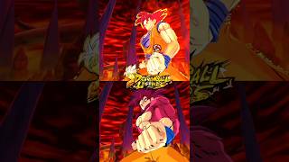 SSG GOKU VS DAIMA SSJ4 GOKU SIDE BY SIDE (SAME MOVE) 🔥 #dragonballlegends #dragonball #shorts