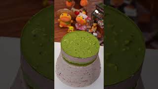 Today's immersive experience~ Making bayberry matcha cake! #immersive #immersivecakemaking