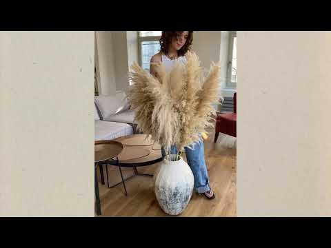 Высокая напольная ваза из папье-маше - YouTube