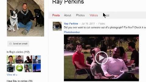 Adding people to circles on Google+