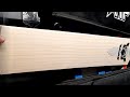 Kippax sancta grail cricket bat sanding and finishing process