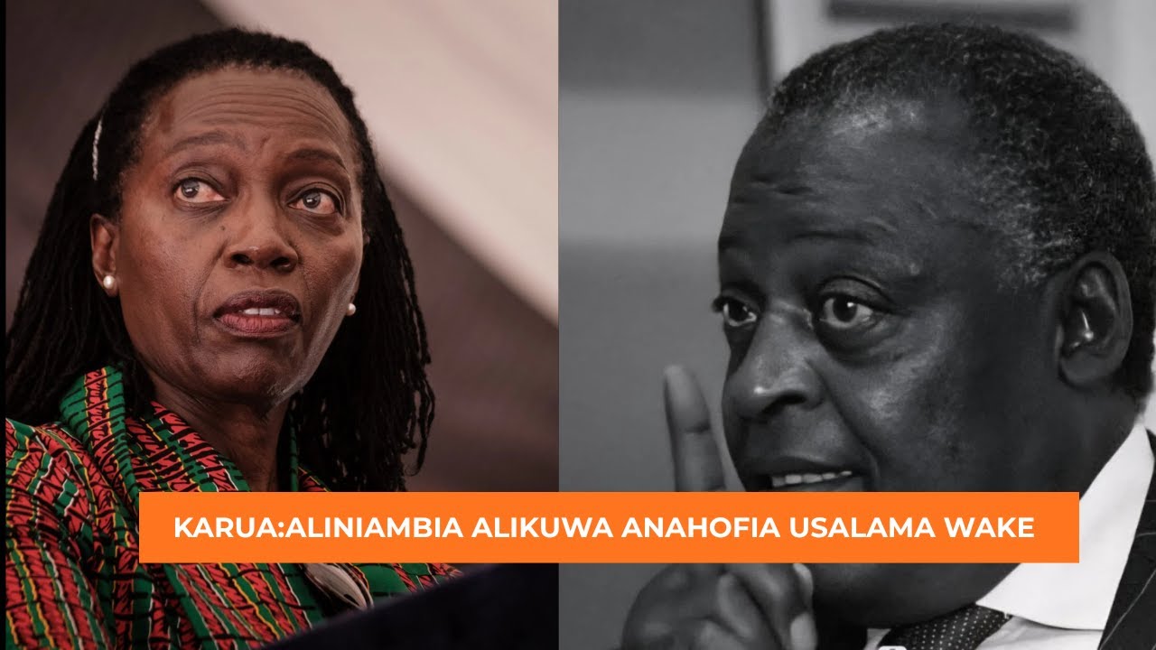 "He Warned Me of Imminent Danger": Karua Reveals Last Heartfelt Encounter with Jirongo