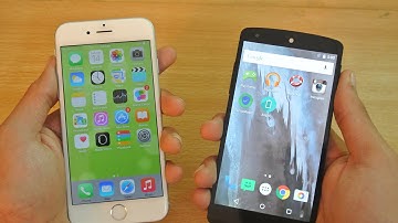 iPhone 6 iOS 8.2 vs Google Nexus 5 Android 5.1 Lollipop Speed Test HD