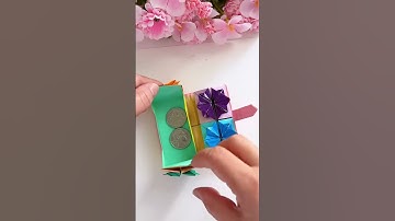 Rainbow Color Paper wallet with 3 layer pockets Showoff