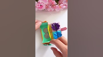 Rainbow Color Paper wallet with 3 layer pockets Showoff