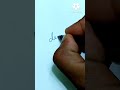 New Ball pen cursive writing for beginners| calligraphy handwriting practice #shorts
