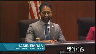 May 29 2024 BoE Board Meeting - AM Session