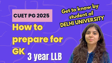 GK PREPARATION STRATEGY CUET PG 2025